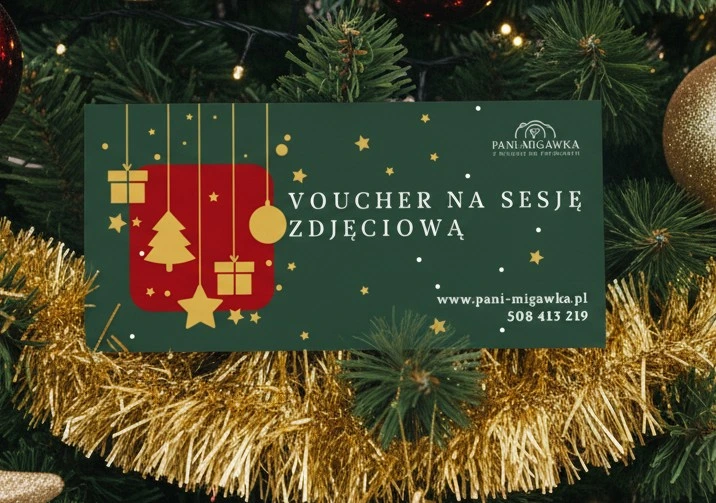 Voucher na Sesję Zdjęciową pod Choinkę Pani-Migawka fotograf